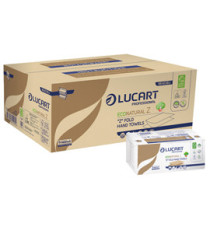 Asciugamani piegati a Z EcoNatural - 2 veli - 20,5 gr - 23,5 x 21,5 cm - goffratura corda - avana - Lucart - conf. 220 p Asciugamani piegati a Z EcoNatural - 2 veli - 20,5 gr - 23,5 x 21,5 cm - goffratura corda - avana - Lucart - conf. 220 p