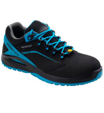 Calzatura di sicurezza Streif Low - S3 - numero 42 - nero/azzurro ottanio - Rossini Calzatura di sicurezza Streif Low - S3 - numero 42 - nero/azzurro ottanio - Rossini