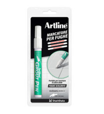 Marcatore permanente - per fughe Grout Pen - punta a scalpello - tratto 2,0-4,0 mm - bianco - Artline Marcatore permanente - per fughe Grout Pen - punta a scalpello - tratto 2,0-4,0 mm - bianco - Artline