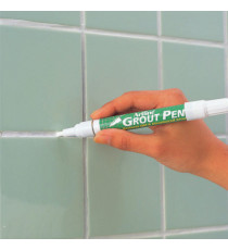 Marcatore permanente - per fughe Grout Pen - punta a scalpello - tratto 2,0-4,0 mm - bianco - Artline Marcatore permanente - per fughe Grout Pen - punta a scalpello - tratto 2,0-4,0 mm - bianco - Artline