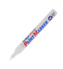 Marcatore permanente A 400 - a vernice - punta tonda - 2,3 mm - bianco - Artline Marcatore permanente A 400 - a vernice - punta tonda - 2,3 mm - bianco - Artline