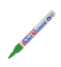Marcatore permanente A 400 - a vernice - punta tonda - 2,3 mm - verde - Artline Marcatore permanente A 400 - a vernice - punta tonda - 2,3 mm - verde - Artline