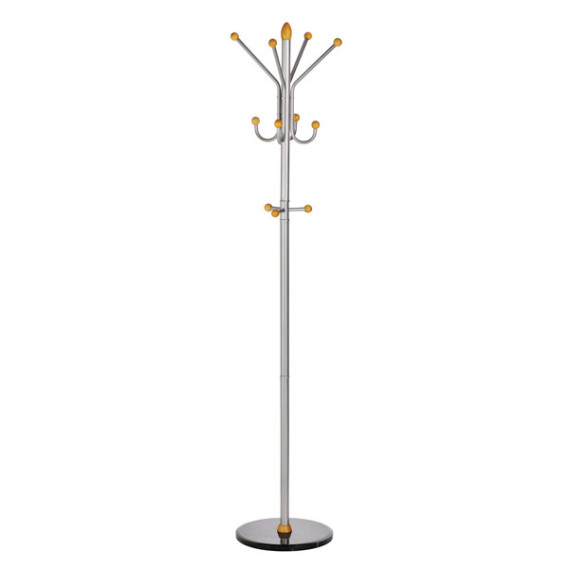 Appendiabiti - 11 posti - 185 x 40 cm - argento - Alco Appendiabiti - 11 posti - 185 x 40 cm - argento - Alco