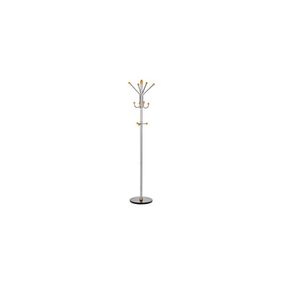 Appendiabiti - 11 posti - 185 x 40 cm - argento - Alco Appendiabiti - 11 posti - 185 x 40 cm - argento - Alco
