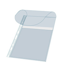 Busta forata 5503E - c/soffietto e patella - liscia - A4 - PPL - Exacompta - conf. 10 pezzi Busta forata 5503E - c/soffietto e patella - liscia - A4 - PPL - Exacompta - conf. 10 pezzi