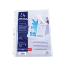 Busta forata 5503E - c/soffietto e patella - liscia - A4 - PPL - Exacompta - conf. 10 pezzi Busta forata 5503E - c/soffietto e patella - liscia - A4 - PPL - Exacompta - conf. 10 pezzi