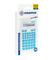 Calcolatrice scientifica OS 134/10 BeColor - bianco - tasti azzurri - Osama Calcolatrice scientifica OS 134/10 BeColor - bianco - tasti azzurri - Osama