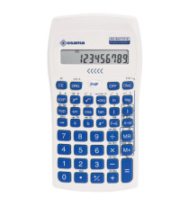 Calcolatrice scientifica OS 134/10 BeColor - bianco - tasti blu - Osama