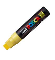 Marcatore a base d'acqua Uni Posca PC17K - punta extra large a scalpello 15,0mm  - giallo - Uni Mitsubishi Marcatore a base d'acqua Uni Posca PC17K - punta extra large a scalpello 15,0mm  - giallo - Uni Mitsubishi