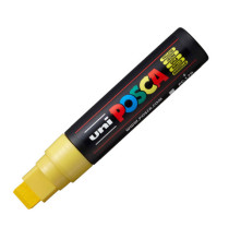 Marcatore a base d'acqua Uni Posca PC17K - punta extra large a scalpello 15,0mm  - giallo - Uni Mitsubishi Marcatore a base d'acqua Uni Posca PC17K - punta extra large a scalpello 15,0mm  - giallo - Uni Mitsubishi