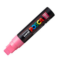 Marcatore a base d'acqua Uni Posca PC17K - punta extra large a scalpello 15,0mm  - rosa - Uni Mitsubishi Marcatore a base d'acqua Uni Posca PC17K - punta extra large a scalpello 15,0mm  - rosa - Uni Mitsubishi