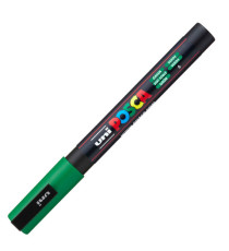 Marcatore a base d'acqua Uni Posca PC3M - punta fine da 0,9mm a 1,3mm  - verde - Uni Mitsubishi Marcatore a base d'acqua Uni Posca PC3M - punta fine da 0,9mm a 1,3mm  - verde - Uni Mitsubishi