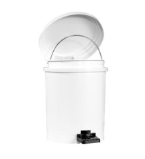 Pattumiera a pedale Ruf - PP - 3 L - diametro 17,5 cm - altezza 21 cm - bianco - Medial