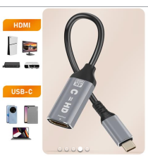 Adattatore Video da type-c a Hdmi femmina 4k 17cm Linq HD7393 usb-c alta risoluzione,compatibile con iPhone e smartphone Android