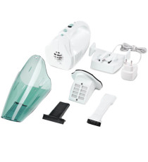 Aspirapolvere cordless - 30 W - 37 x 12 x 11 cm - bianco/verde - Girmi Aspirapolvere cordless - 30 W - 37 x 12 x 11 cm - bianco/verde - Girmi