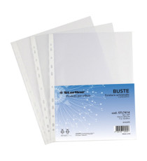 Buste forate Top - buccia - 22 x 30 cm - trasparente - Starline - conf. 50 pezzi Buste forate Top - buccia - 22 x 30 cm - trasparente - Starline - conf. 50 pezzi