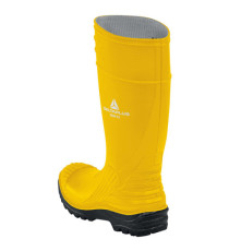 Stivali di sicurezza Iron S5 SRC - taglia 38 - PVC - giallo - Deltaplus Stivali di sicurezza Iron S5 SRC - taglia 38 - PVC - giallo - Deltaplus