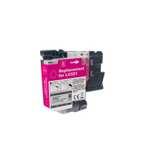 Cartuccia Compatibile Brother LC521M Magenta 500 Pagine Alta Qualità per DCP-J1260W DCP-J1310DW DCP-J1360DW DCP-J1460DW