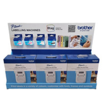 Brother - Bundle - 6 PTN10 - 9 BTAG231 - 3 BTAG131 - BTAG335 - Espositore