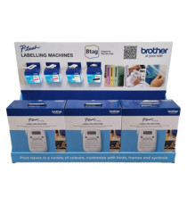 Brother - Bundle - 6 PTN10 - 9 BTAG231 - 3 BTAG131 - BTAG335 - Espositore