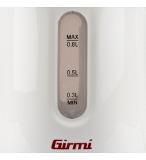 Bollitore elettrico - 800 ml - bianco/rosso - Girmi Bollitore elettrico - 800 ml - bianco/rosso - Girmi