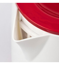 Bollitore elettrico - 800 ml - bianco/rosso - Girmi Bollitore elettrico - 800 ml - bianco/rosso - Girmi