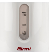 Bollitore elettrico - 800 ml - bianco/rosso - Girmi Bollitore elettrico - 800 ml - bianco/rosso - Girmi