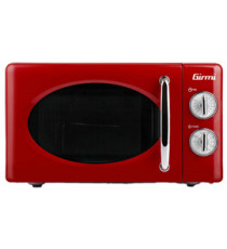 Forno a microonde vintage - con cottura combinata - 20 L - rosso - Girmi Forno a microonde vintage - con cottura combinata - 20 L - rosso - Girmi