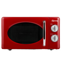 Forno a microonde vintage - con cottura combinata - 20 L - rosso - Girmi Forno a microonde vintage - con cottura combinata - 20 L - rosso - Girmi