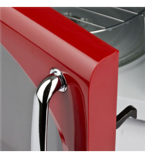 Forno a microonde vintage - con cottura combinata - 20 L - rosso - Girmi Forno a microonde vintage - con cottura combinata - 20 L - rosso - Girmi