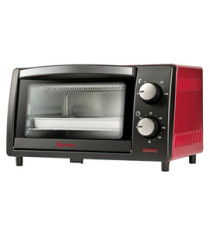 Forno elettrico ventilato - 10 L - nero/rosso - Girmi Forno elettrico ventilato - 10 L - nero/rosso - Girmi