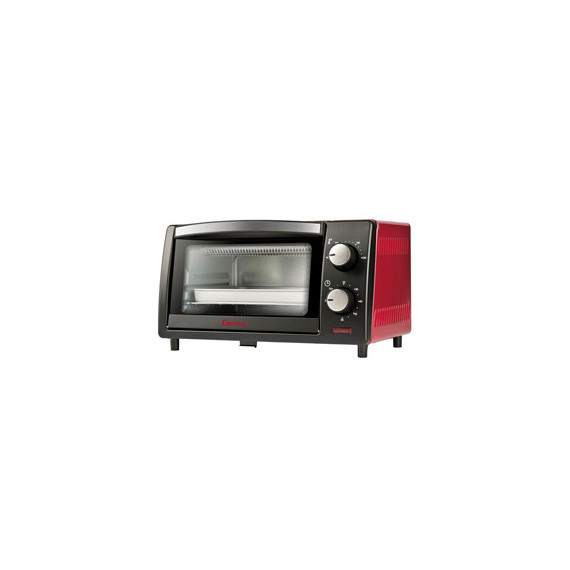 Forno elettrico ventilato - 10 L - nero/rosso - Girmi Forno elettrico ventilato - 10 L - nero/rosso - Girmi