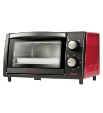 Forno elettrico ventilato - 10 L - nero/rosso - Girmi Forno elettrico ventilato - 10 L - nero/rosso - Girmi