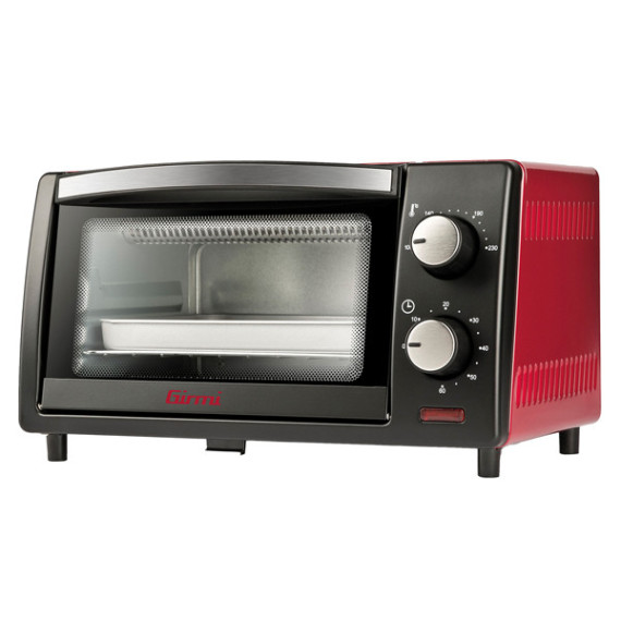 Forno elettrico ventilato - 10 L - nero/rosso - Girmi Forno elettrico ventilato - 10 L - nero/rosso - Girmi