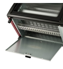 Forno elettrico ventilato - 10 L - nero/rosso - Girmi Forno elettrico ventilato - 10 L - nero/rosso - Girmi