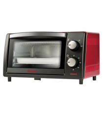 Forno elettrico ventilato - 10 L - nero/rosso - Girmi Forno elettrico ventilato - 10 L - nero/rosso - Girmi