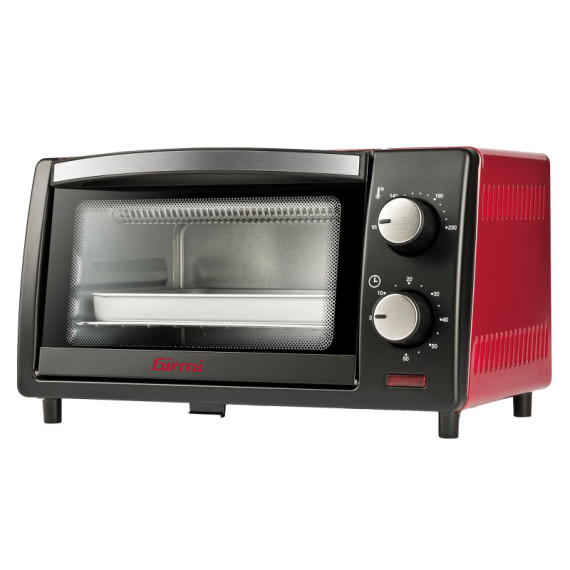 Forno elettrico ventilato - 10 L - nero/rosso - Girmi Forno elettrico ventilato - 10 L - nero/rosso - Girmi