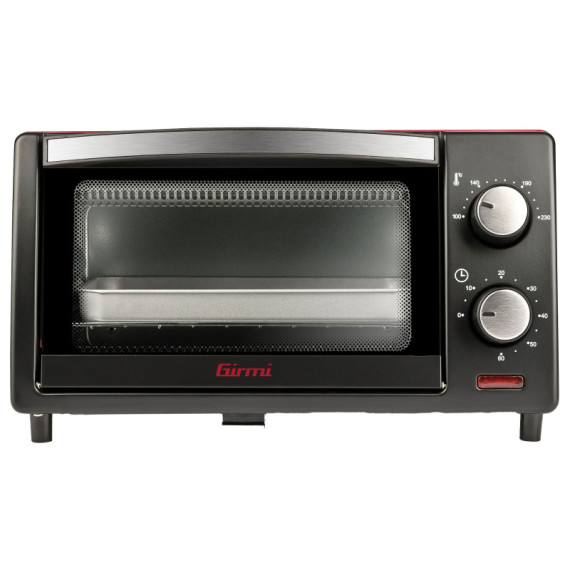 Forno elettrico ventilato - 10 L - nero/rosso - Girmi Forno elettrico ventilato - 10 L - nero/rosso - Girmi