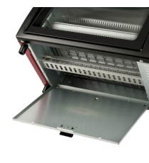 Forno elettrico ventilato - 10 L - nero/rosso - Girmi Forno elettrico ventilato - 10 L - nero/rosso - Girmi