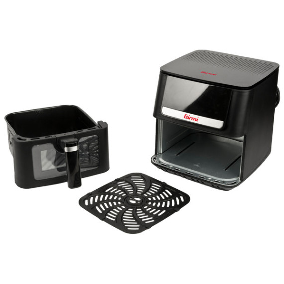 Friggitrice ad aria - a 2 altezze - 6,5 L - 28,5 x 30,5 x 38 cm - nero - Girmi Friggitrice ad aria - a 2 altezze - 6,5 L - 28,5 x 30,5 x 38 cm - nero - Girmi