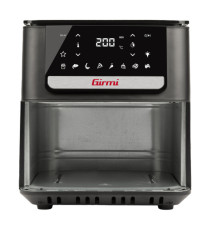 Friggitrice ad aria - a 2 altezze - 6,5 L - 28,5 x 30,5 x 38 cm - nero - Girmi Friggitrice ad aria - a 2 altezze - 6,5 L - 28,5 x 30,5 x 38 cm - nero - Girmi