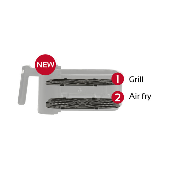 Friggitrice ad aria - a 2 altezze - 6,5 L - 28,5 x 30,5 x 38 cm - nero - Girmi Friggitrice ad aria - a 2 altezze - 6,5 L - 28,5 x 30,5 x 38 cm - nero - Girmi