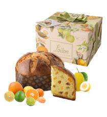 Panettone 5 agrumi - Linea Frutta e Fiori - cedro/arancia/limoni/chinotto/mandarino - 500 gr - Loison Panettone 5 agrumi - Linea Frutta e Fiori - cedro/arancia/limoni/chinotto/mandarino - 500 gr - Loison
