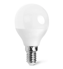 Lampadina led G45 6W attacco E27 510 lumen 6500K luce fredda misura D45H80mm equivale a 42W a incandescenza