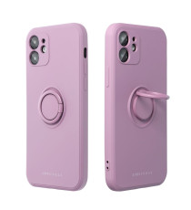 Cover in TPU con anello Viola per Iphone 17 Air ROAR Custodia AMBER tpu di altissima qualità, materiale flessibile e antiscivolo