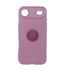 Cover in TPU con anello Viola per Iphone 17 Air ROAR Custodia AMBER tpu di altissima qualità, materiale flessibile e antiscivolo