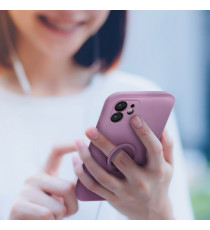 Cover in TPU con anello Viola per Iphone 17 Air ROAR Custodia AMBER tpu di altissima qualità, materiale flessibile e antiscivolo