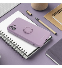 Cover in TPU con anello Viola per Iphone 17 Pro ROAR Custodia AMBER tpu di altissima qualità, materiale flessibile e antiscivolo