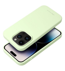 Cover in silicone Verde chiaro per Iphone 17 Pro ROAR Custodia Cloud-Skin Case altissima qualità flessibile e antiscivolo