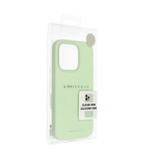 Cover in silicone Verde chiaro per Iphone 17 Pro ROAR Custodia Cloud-Skin Case altissima qualità flessibile e antiscivolo